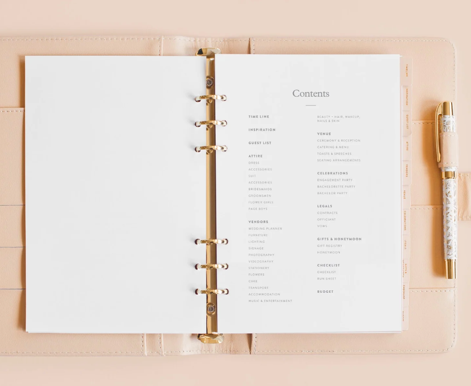 Fox & Fallow Wedding Planner Luxe - Nude