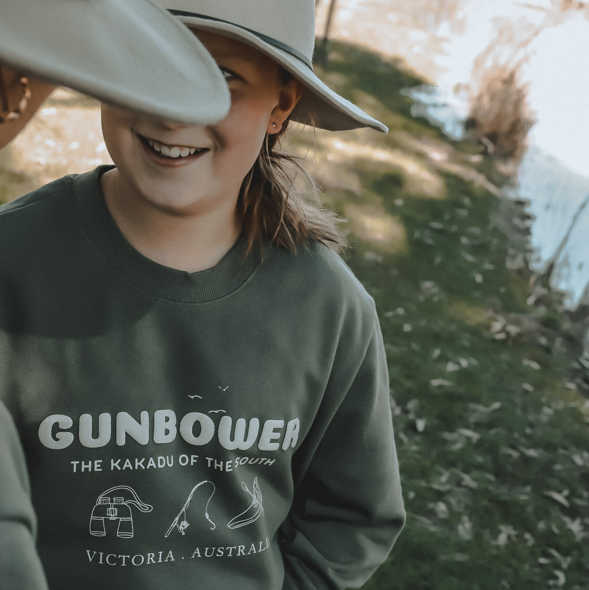 "Gunbower, The Kakadu of the South" Jumper